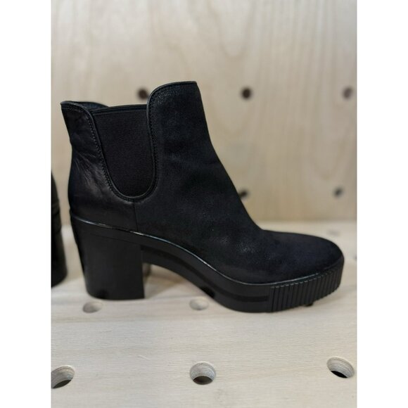 Ash Women's Size 40 Black Suede Leather Platform Chunky Boots US 9-9.5 - Picture 5 of 14